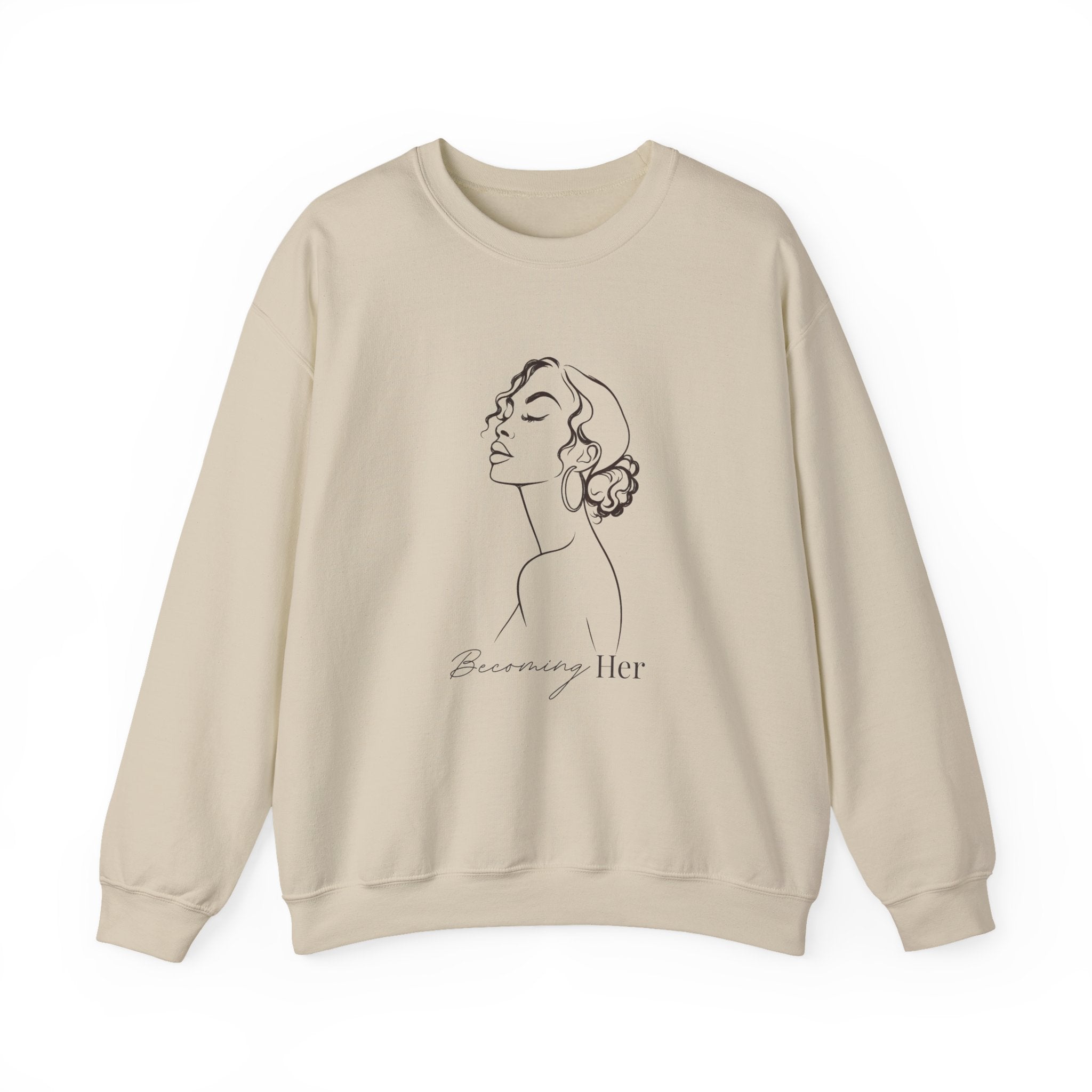 Becoming Her Illustration Sweatshirt