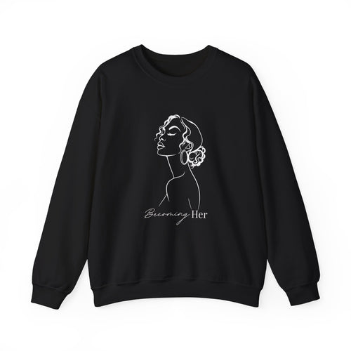 Becoming Her Illustration Sweatshirt