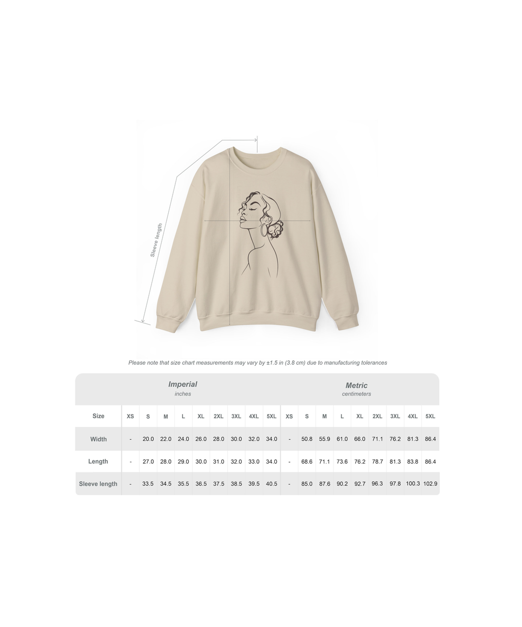 Signature Woman Illustration Sweatshirt