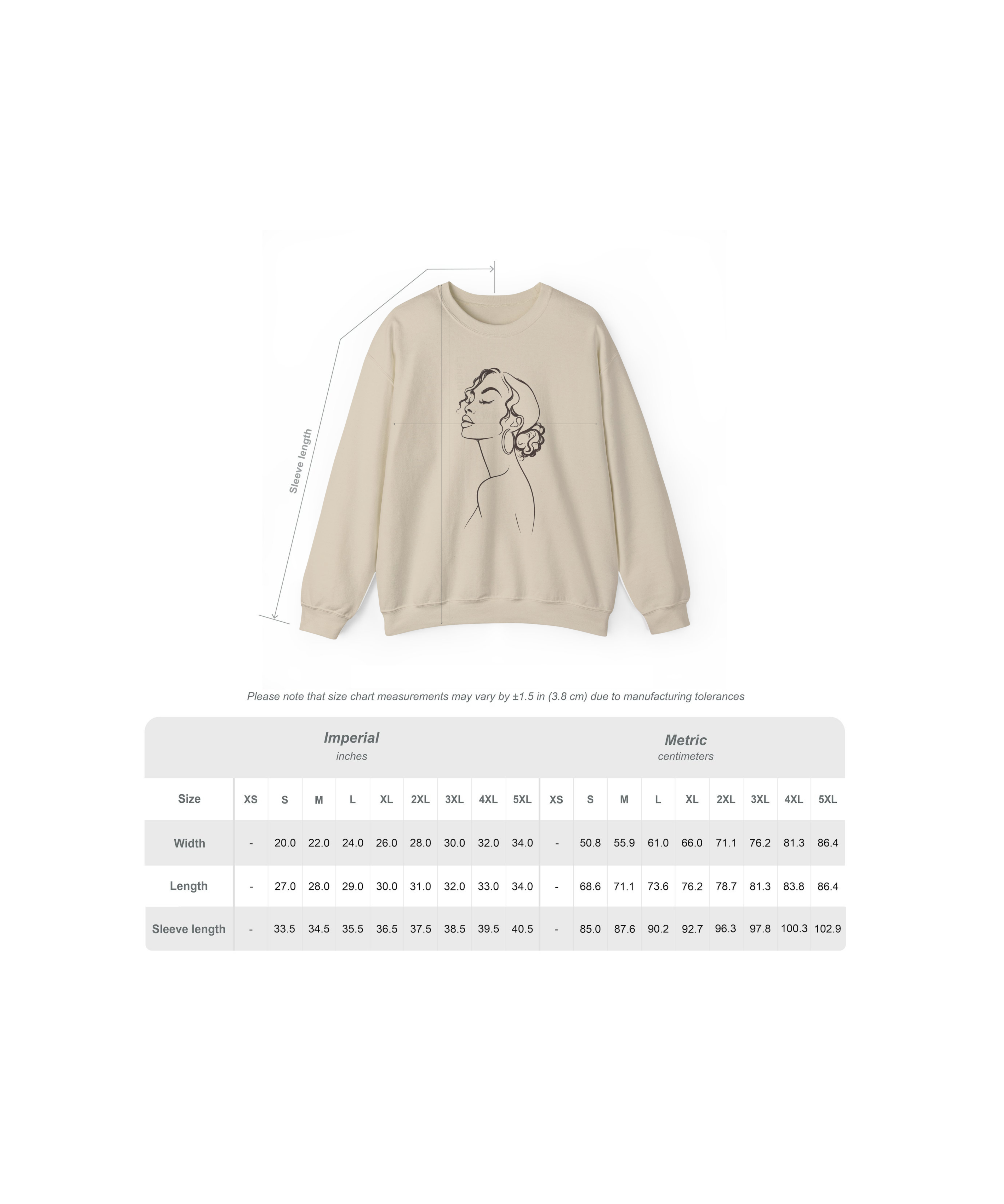 Signature Woman Illustration Sweatshirt